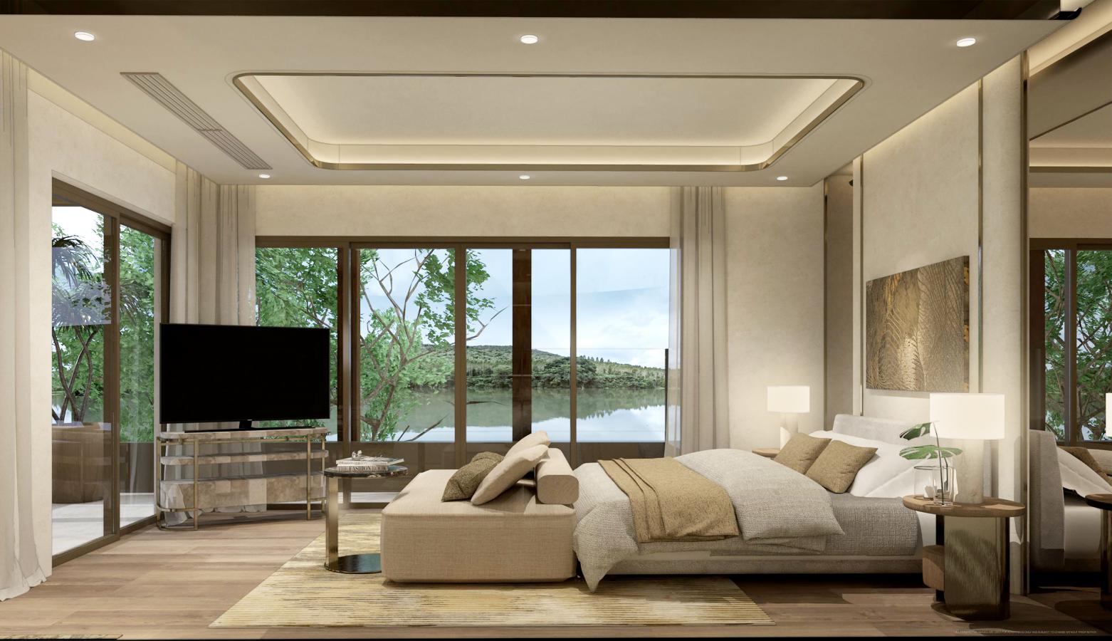 Master Bedroom of 4-bedroom villa (LUMA-Lake)