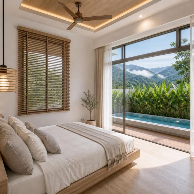 Luxury Pool Villa Surrounded by the Mountains of Krabi