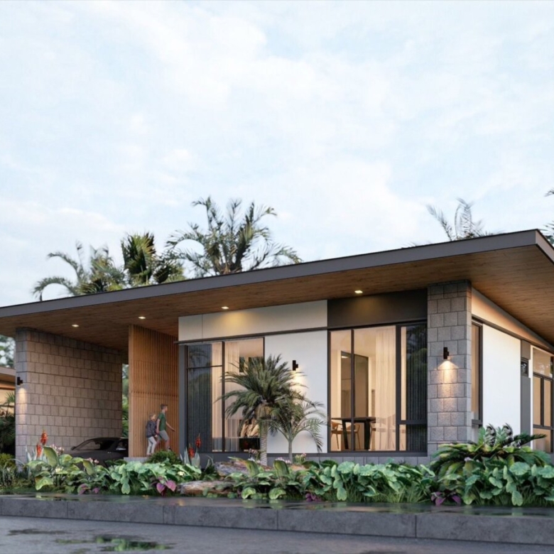 Modern Tropical Pool Villas Near the Beach