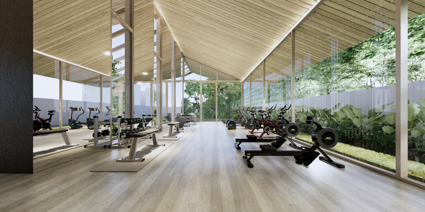 fitness Tropical Pool Villas near Nai Yang Beach