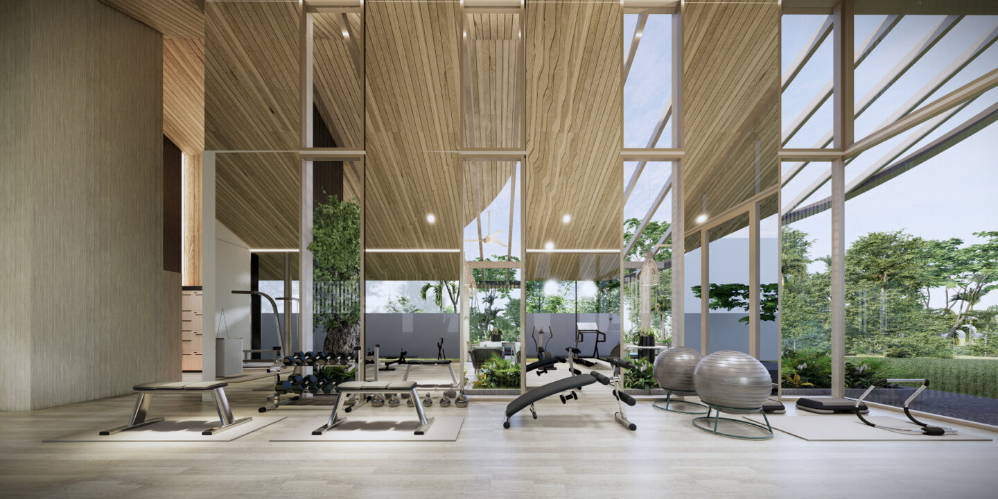 fitness1 Tropical Pool Villas near Nai Yang Beach