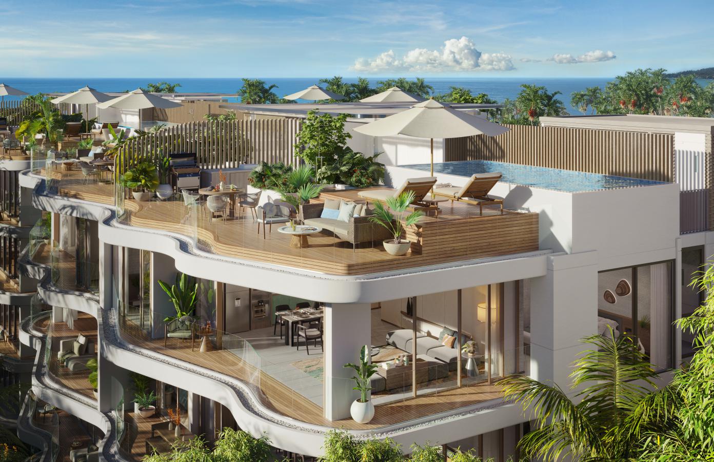 2 Luxurious Beachfront Wellness Residences in Laguna, Phuket