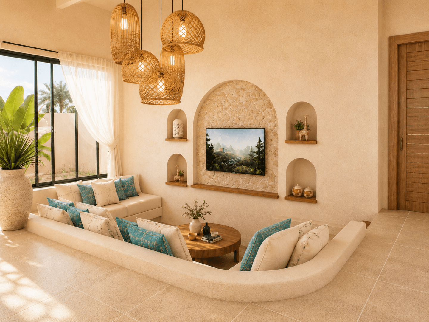 2 bedroom sunken Eden Beach Tropical Villas