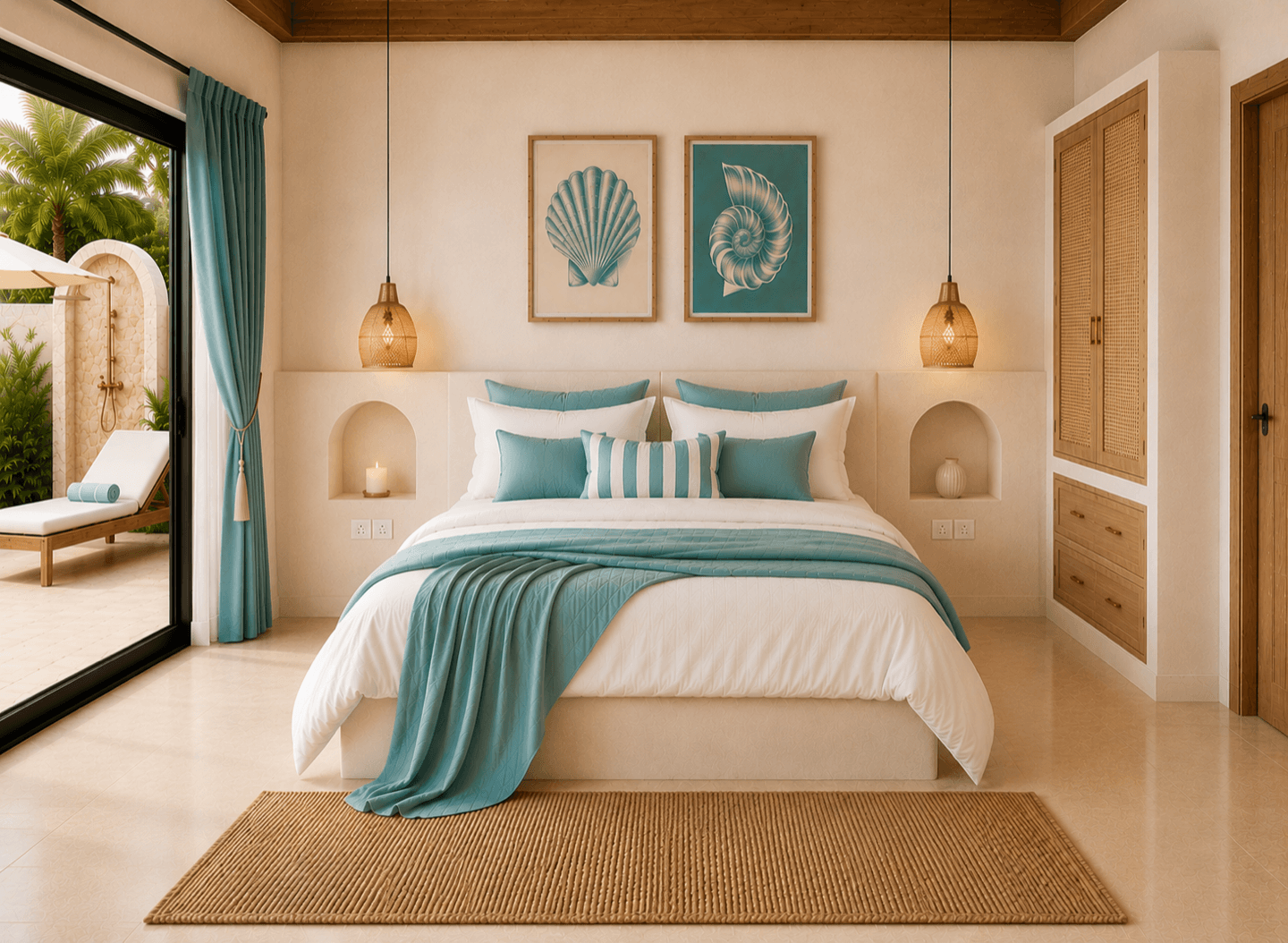3BR bedroom Eden Beach Tropical Villas