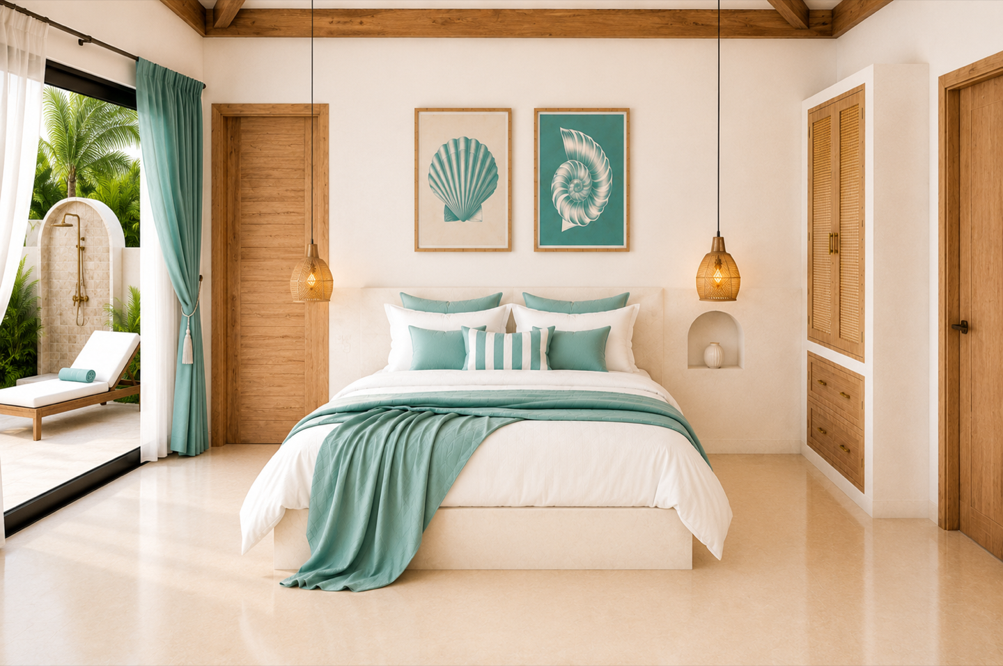 3BR second bedroom Eden Beach Tropical Villas