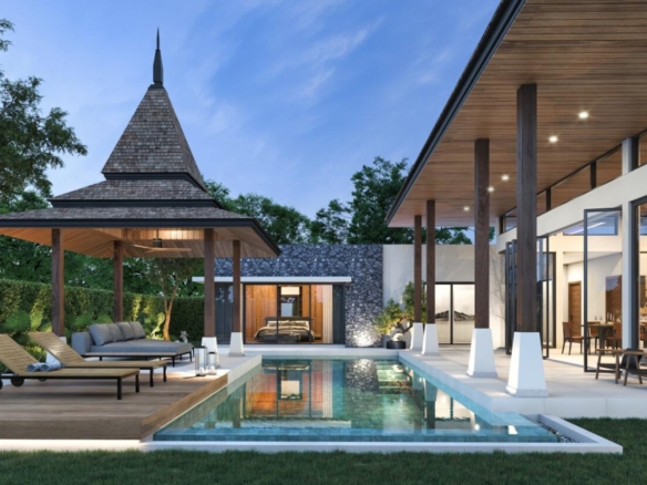 Tropical Luxury Pool Villas in Thep Krasattri, Phuket