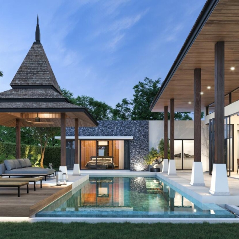 Tropical Luxury Pool Villas in Thep Krasattri, Phuket