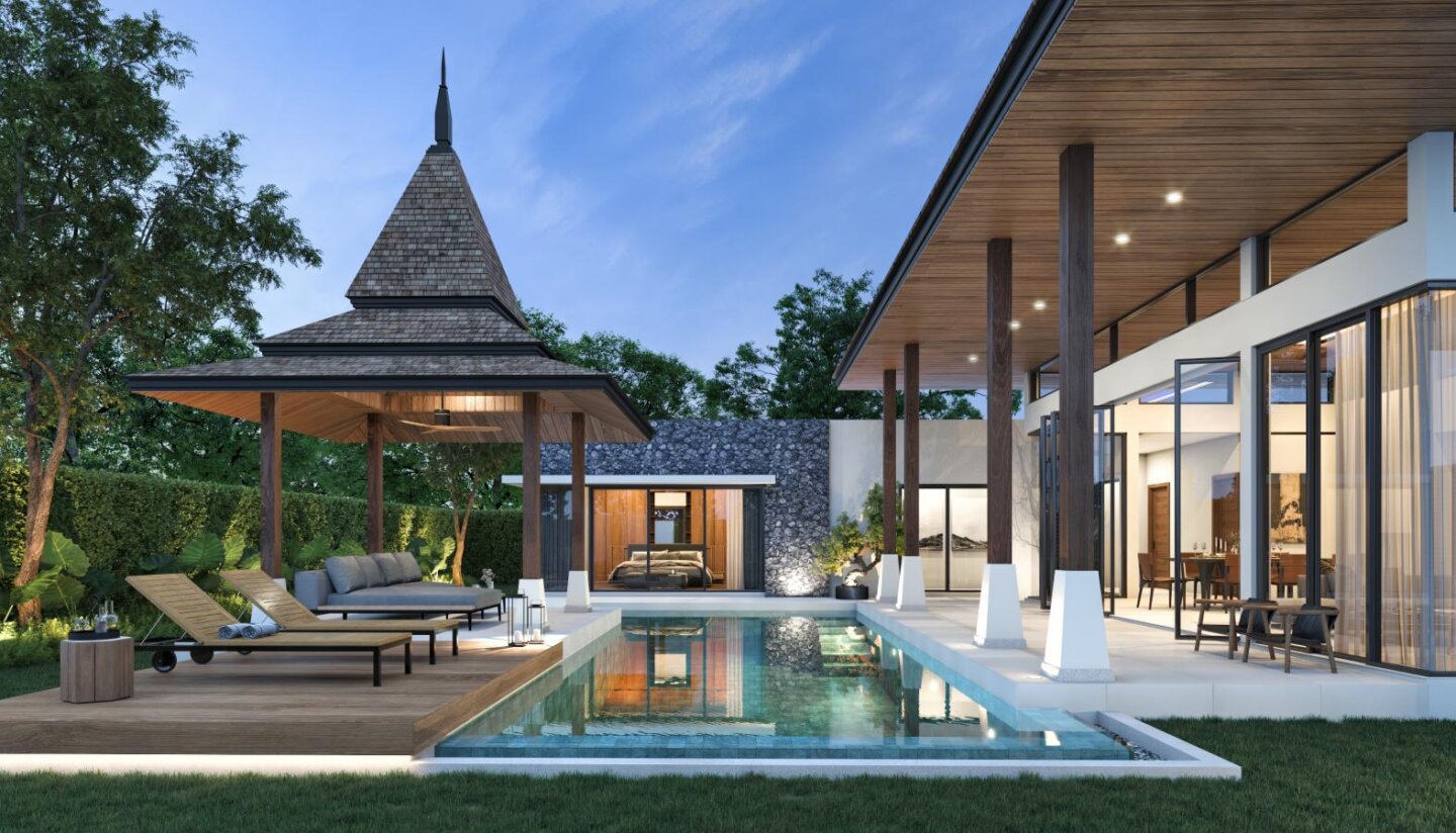 Tropical Luxury Pool Villas in Thep Krasattri, Phuket