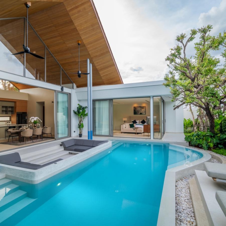 Refined Tranquil Pool Villa in Cherng Talay, Phuket