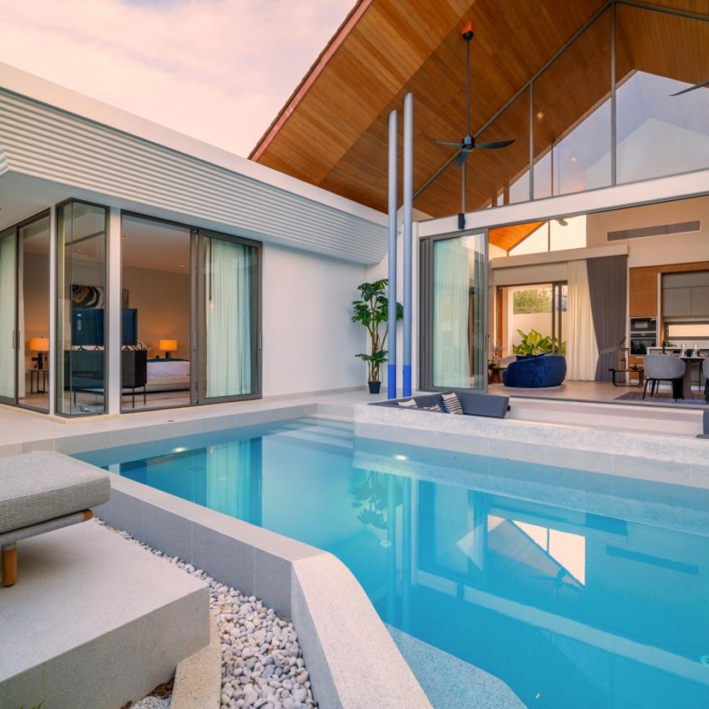 Refined Tranquil Pool Villa in Cherng Talay, Phuket
