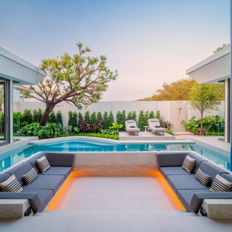 Refined Tranquil Pool Villa in Cherng Talay, Phuket