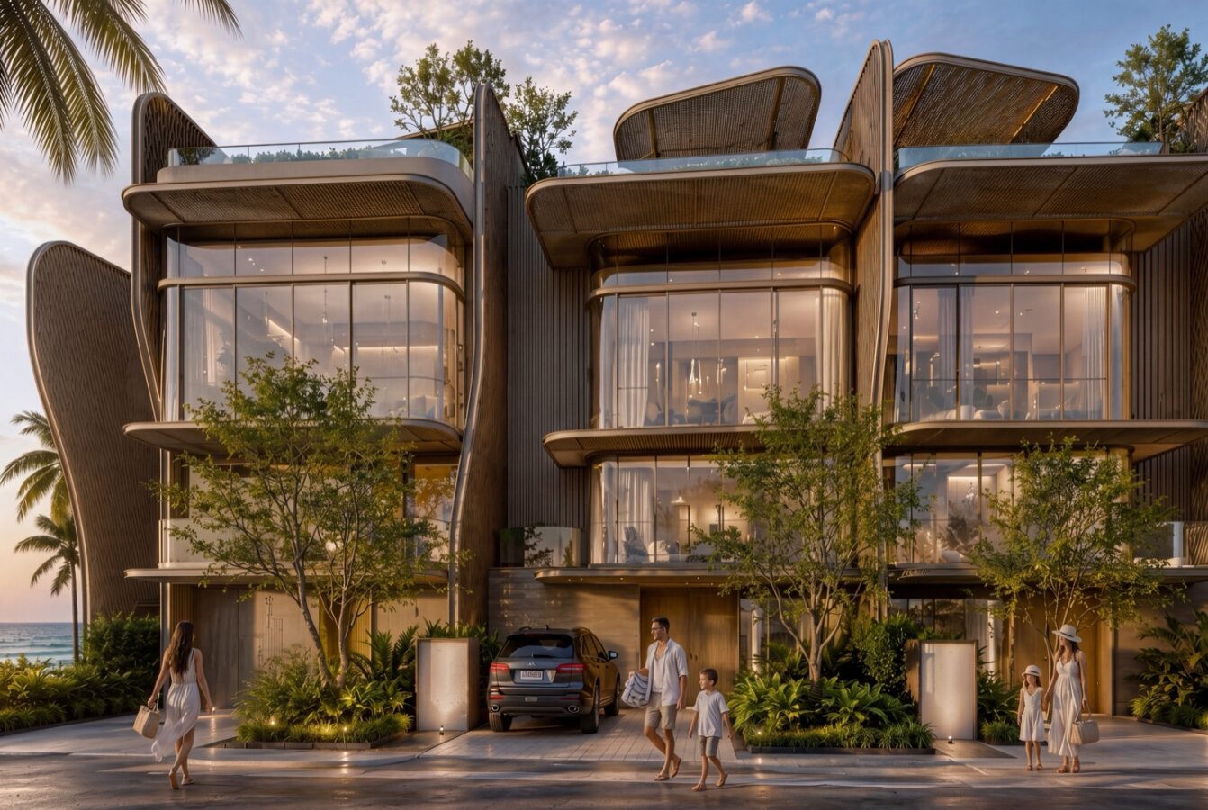 Luxury Absolute Beachfront Townhomes in Phuket