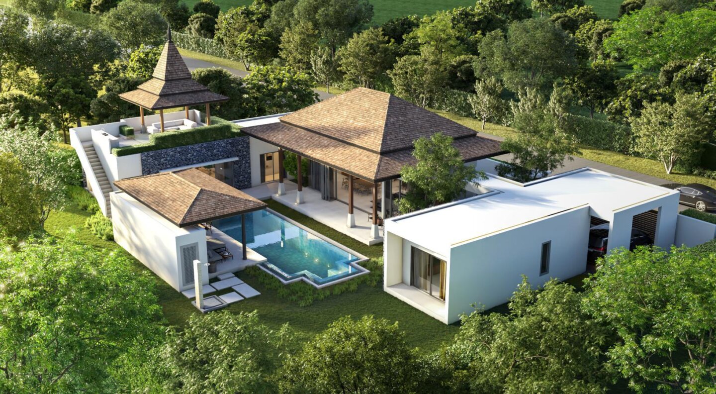 Tropical Luxury Pool Villas in Thep Krasattri, Phuket