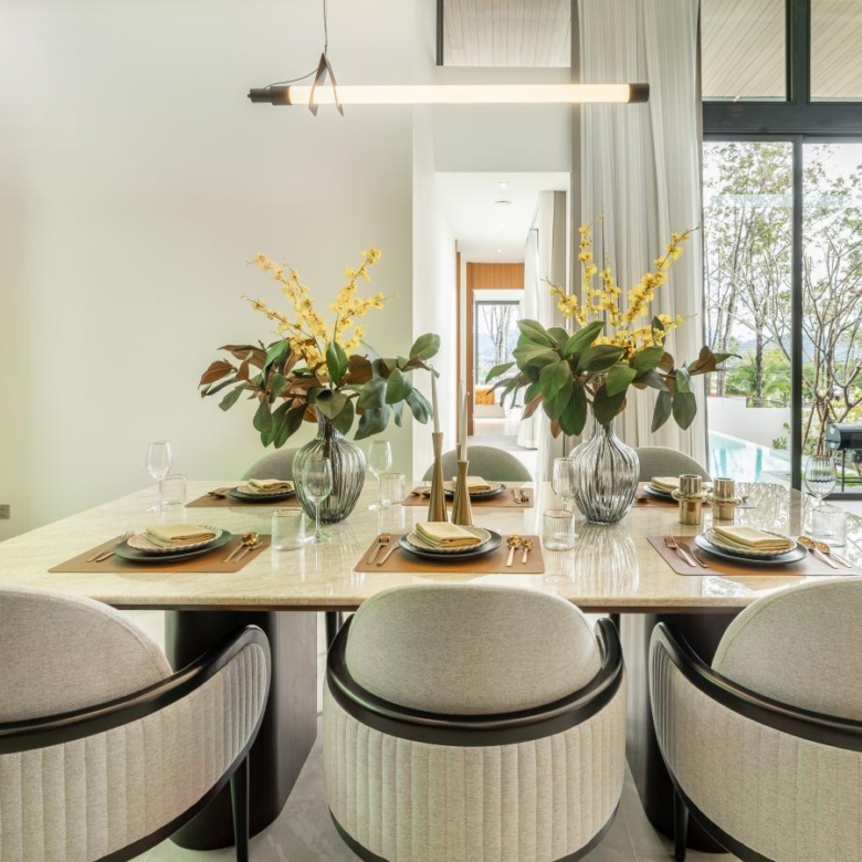 Modern Nature-inspired Pool Villas in Bangjo, Thalang
