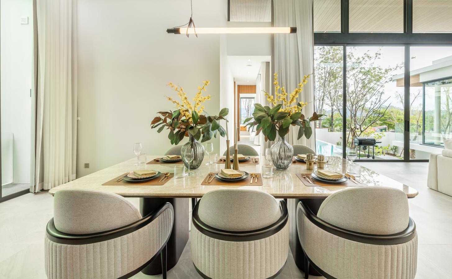 D6 Modern Nature-inspired Pool Villas in Bangjo, Thalang