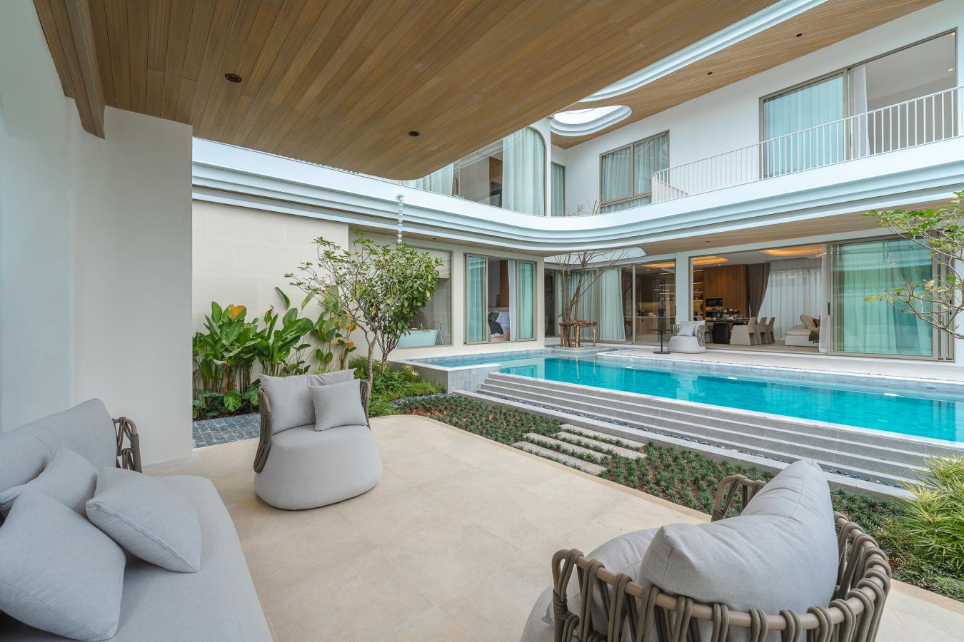 High-End Tropical 4-Bedroom Pool Villas in Saiyuan, Rawai