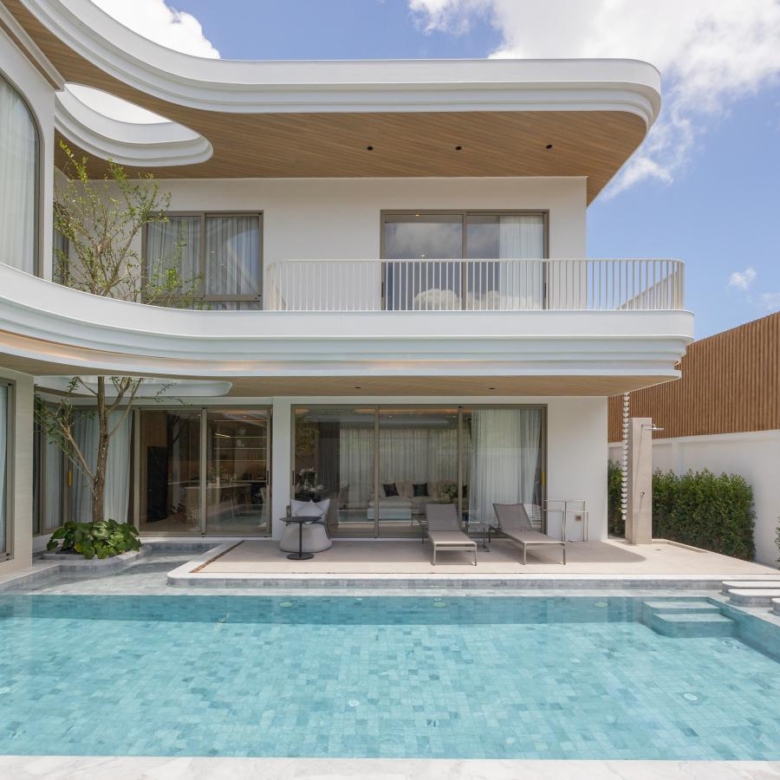 High-End Tropical 4-Bedroom Pool Villas in Saiyuan, Rawai