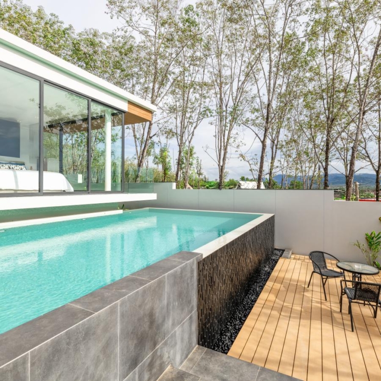Modern Nature-inspired Pool Villas in Bangjo, Thalang