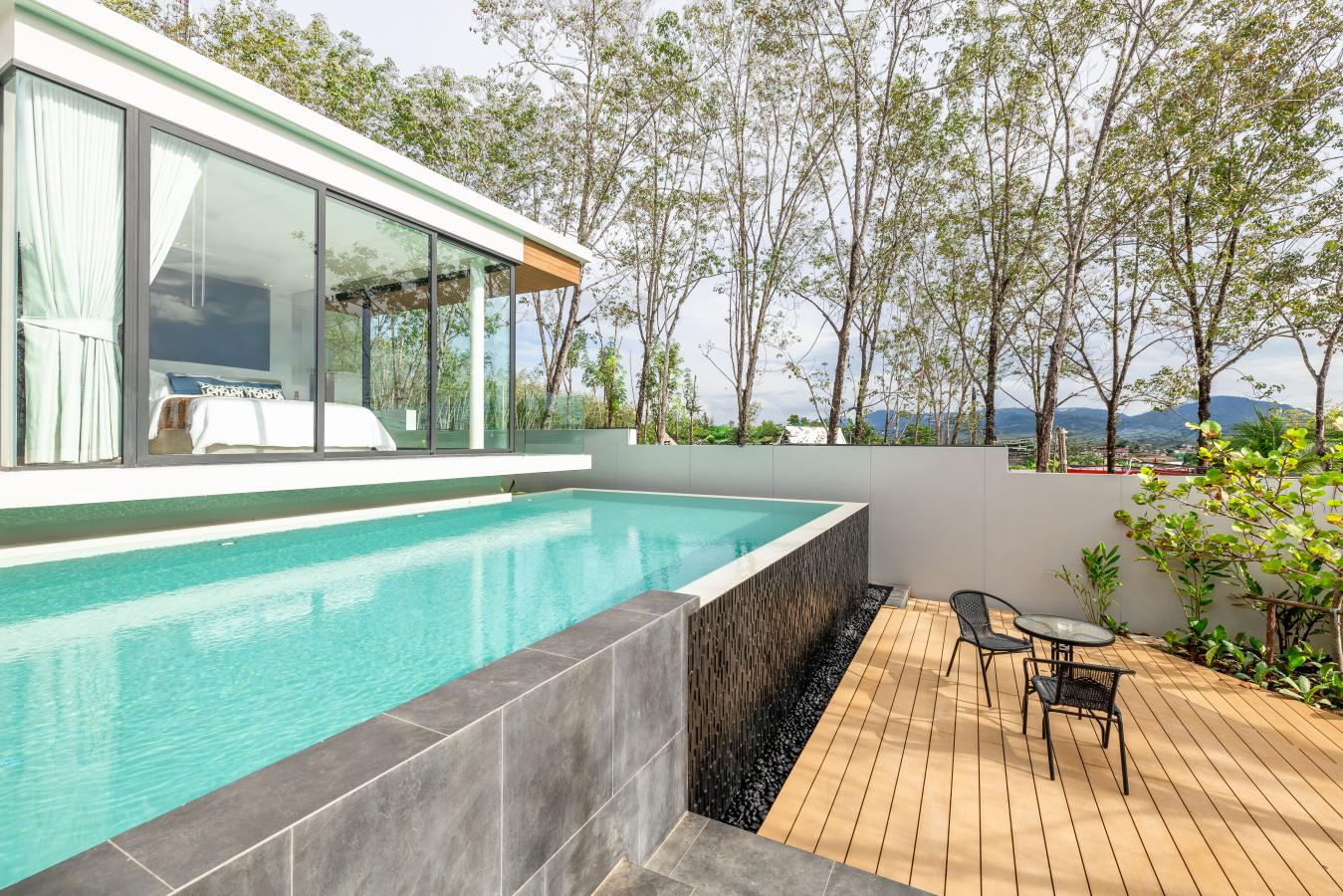 P3 Modern Nature-inspired Pool Villas in Bangjo, Thalang