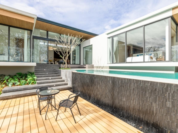 Modern Nature-inspired Pool Villas in Bangjo, Thalang