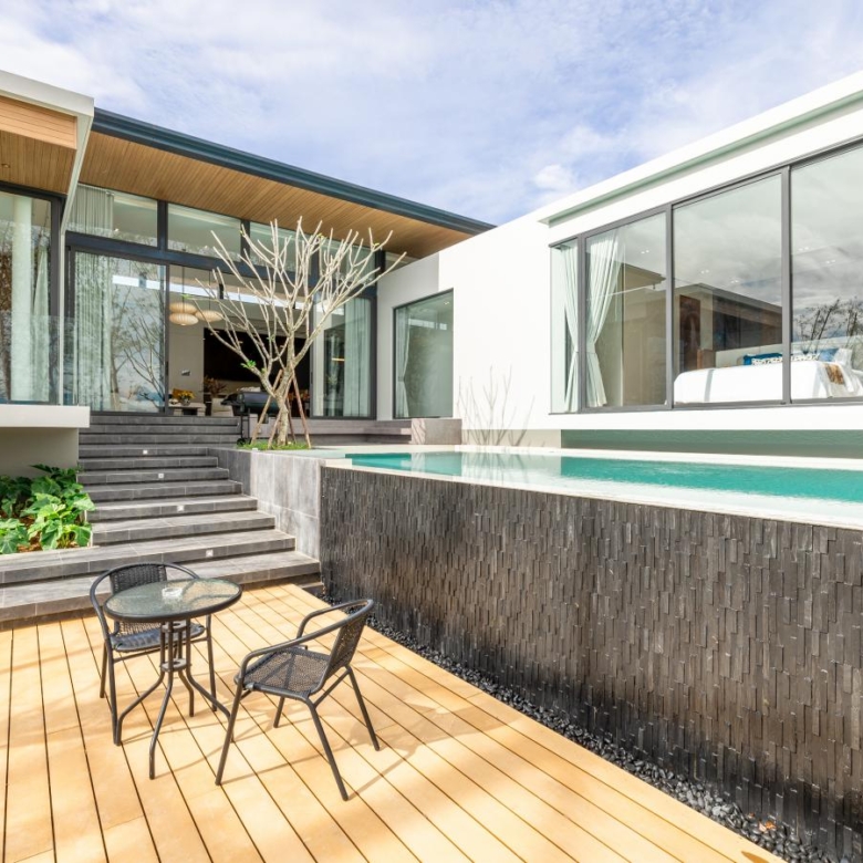 Modern Nature-inspired Pool Villas in Bangjo, Thalang