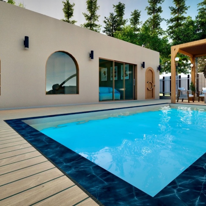 A Rare 4-Bedroom Modern Tropical Pool Villa Close to Lamai