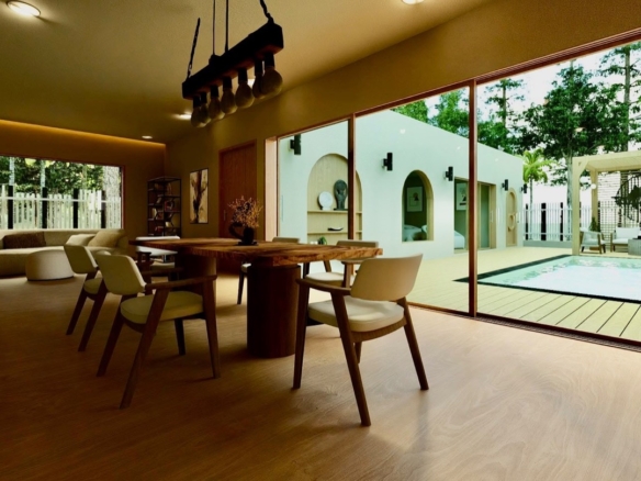 A Rare 4-Bedroom Modern Tropical Pool Villa Close to Lamai
