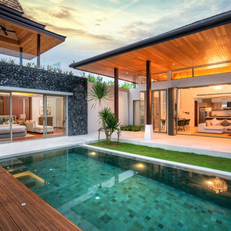 Tropical Pool Villas in Thep Krasattri, Phuket