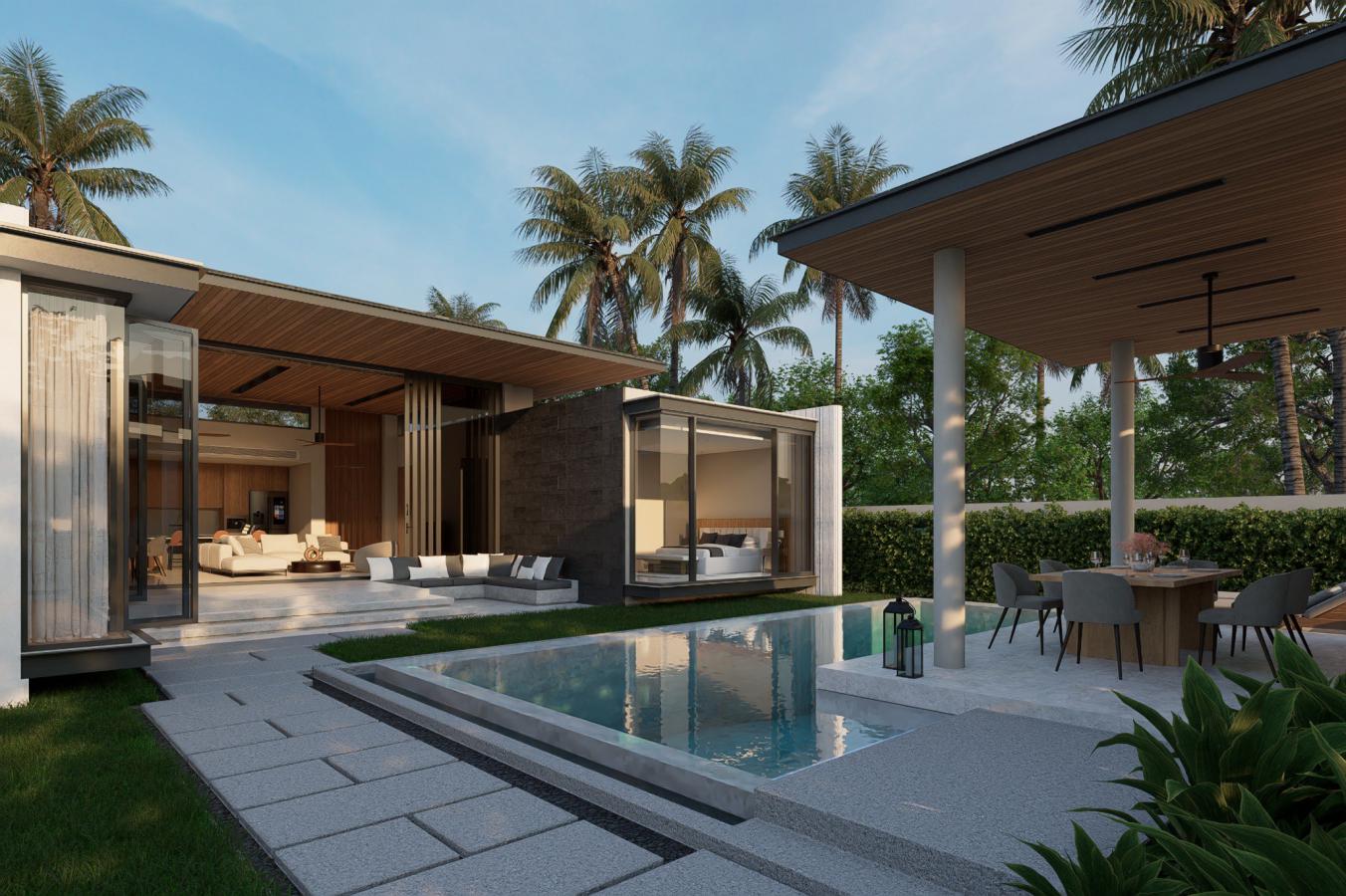 Type B-3 Sustainable Tropical Pool Villas in Thep Krasattri, Phuket