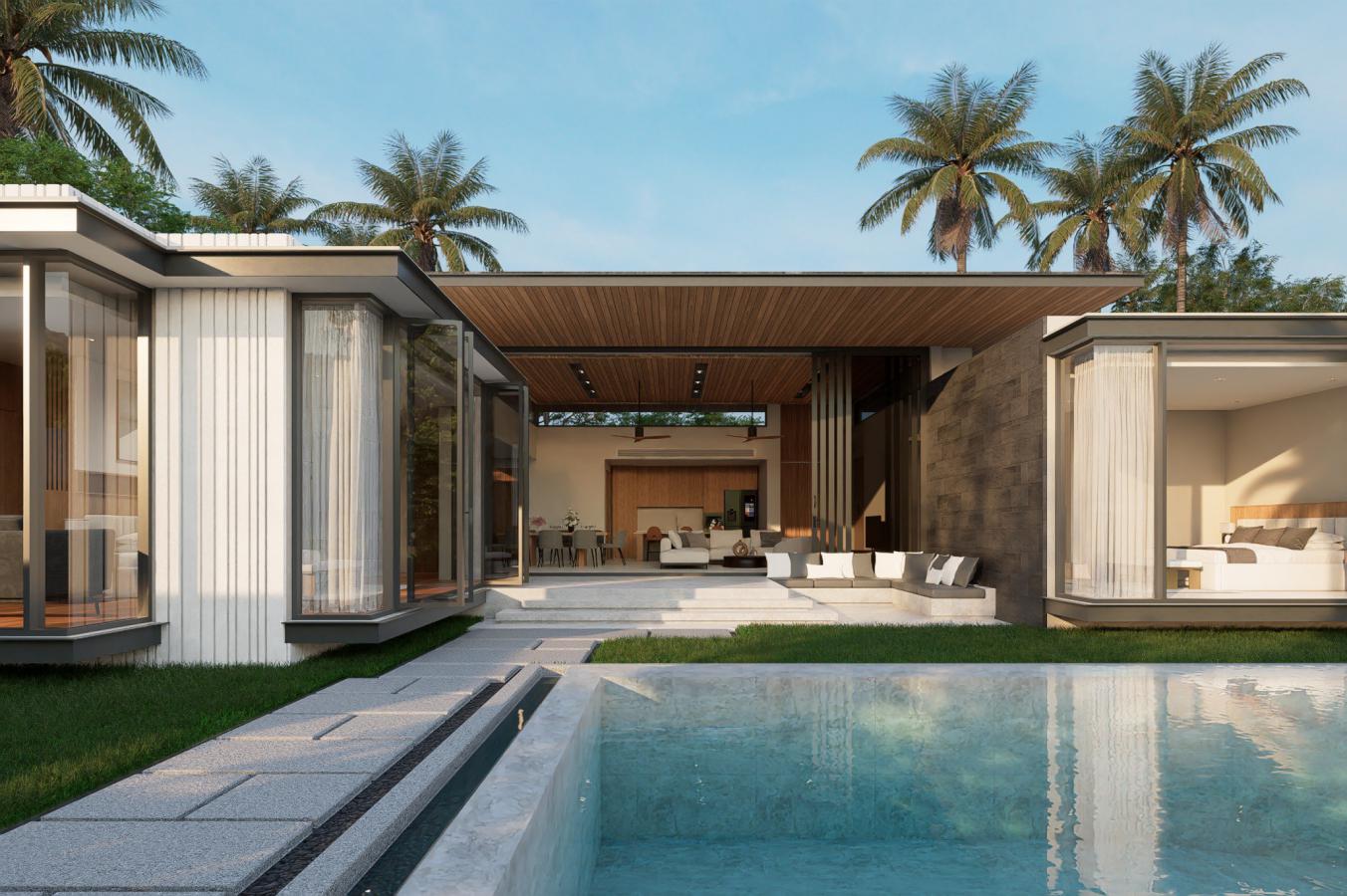 Type B-4 Sustainable Tropical Pool Villas in Thep Krasattri, Phuket