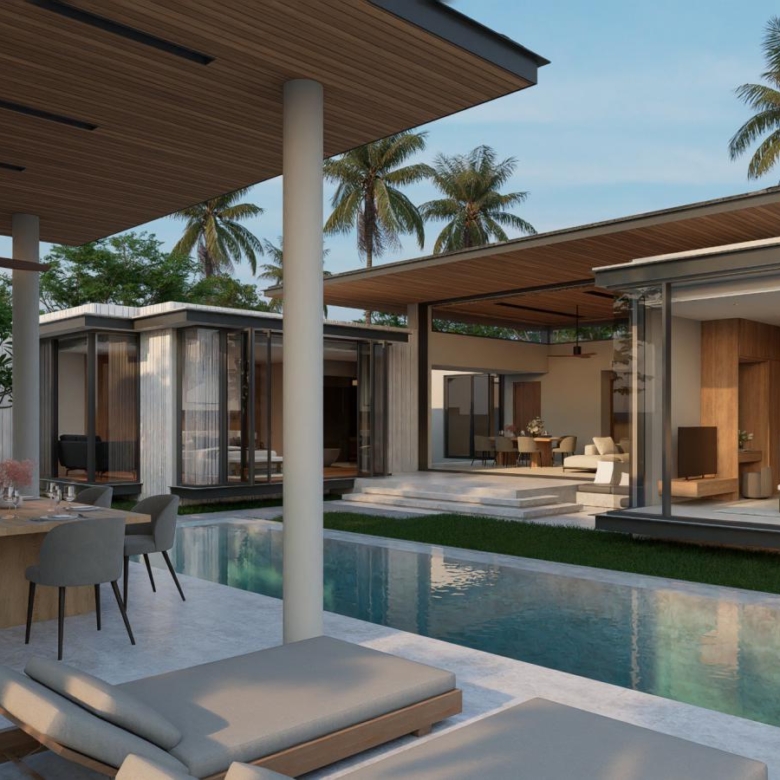 Sustainable Tropical Pool Villas in Thep Krasattri, Phuket