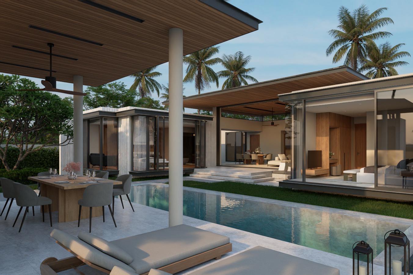 Type B-5 Sustainable Tropical Pool Villas in Thep Krasattri, Phuket