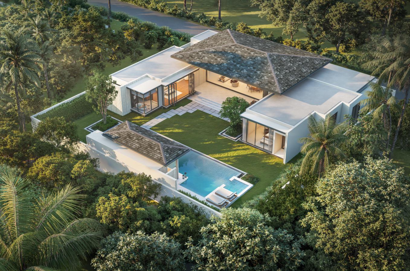 Type – C_EXT_BEV_01 Sustainable Tropical Pool Villas in Thep Krasattri, Phuket