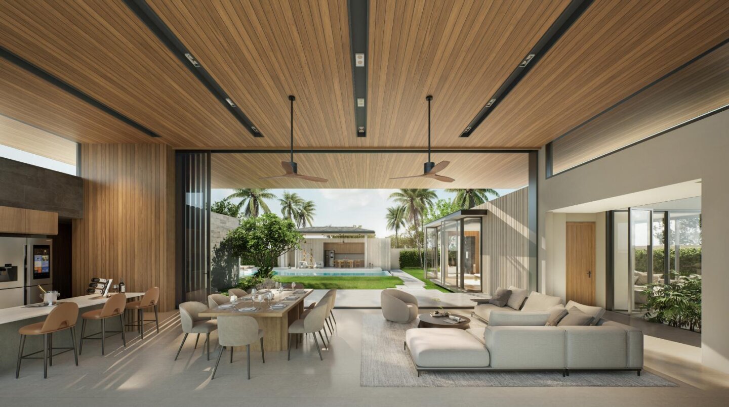 Type – C_INT_Living 1_01 Sustainable Tropical Pool Villas in Thep Krasattri, Phuket