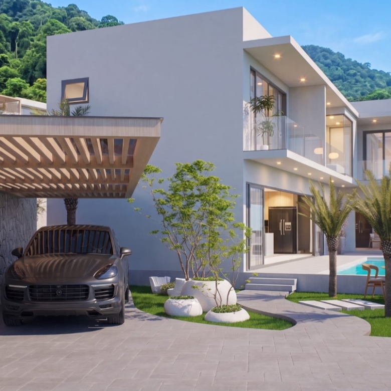 Luxury Sea View Private Pool Villas in Bang Makham
