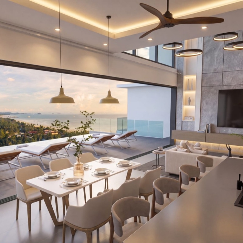 Luxury Sea View Private Pool Villas in Bang Makham