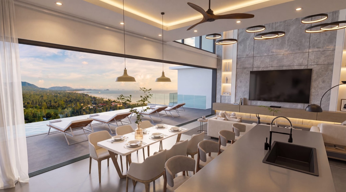 Luxury Sea View Private Pool Villas in Bang Makham