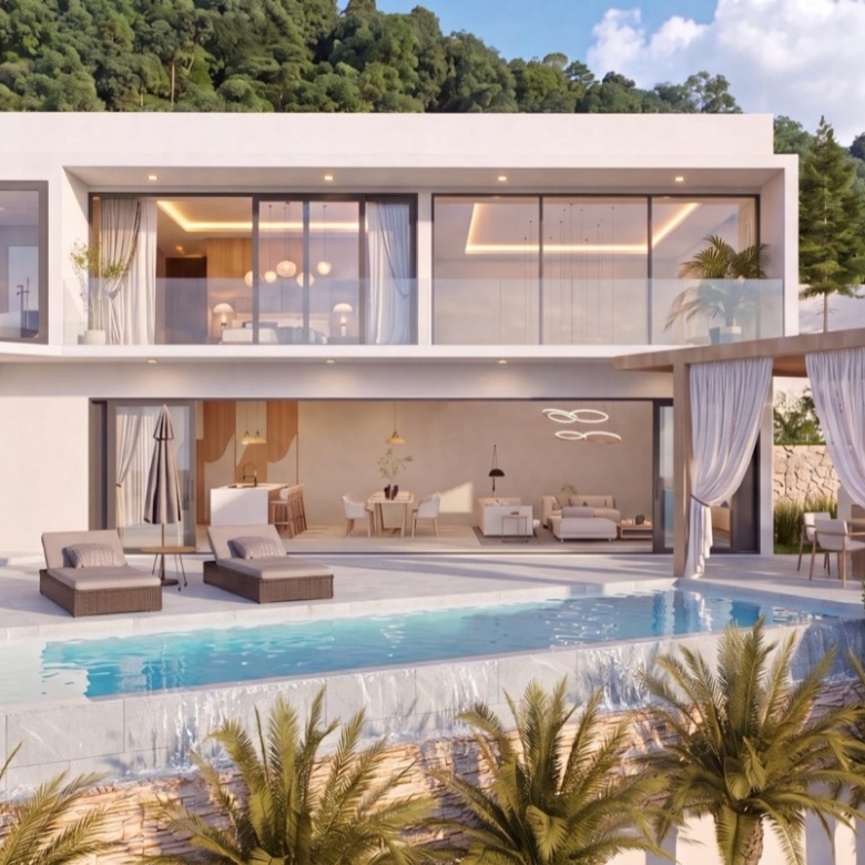 Luxury Sea View Private Pool Villas in Bang Makham