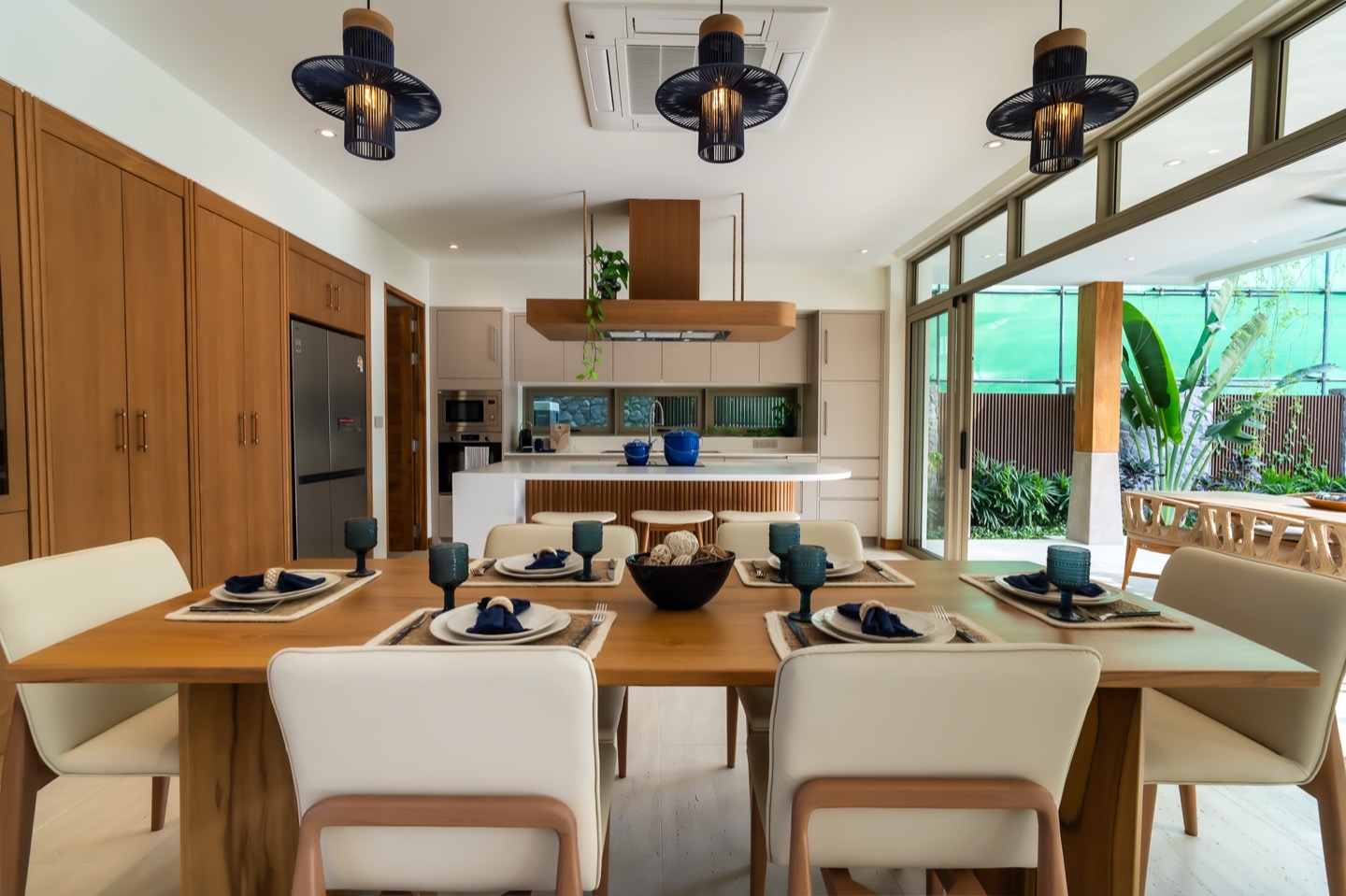 ktchen and dining Luxury Family Pool Villas for Sale in Cherngtalay