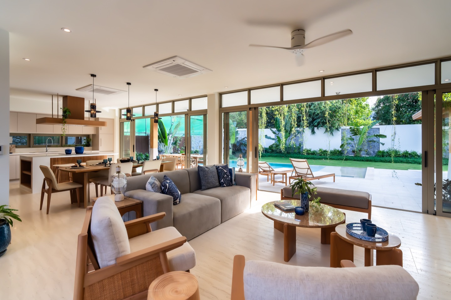 living Luxury Family Pool Villas for Sale in Cherngtalay