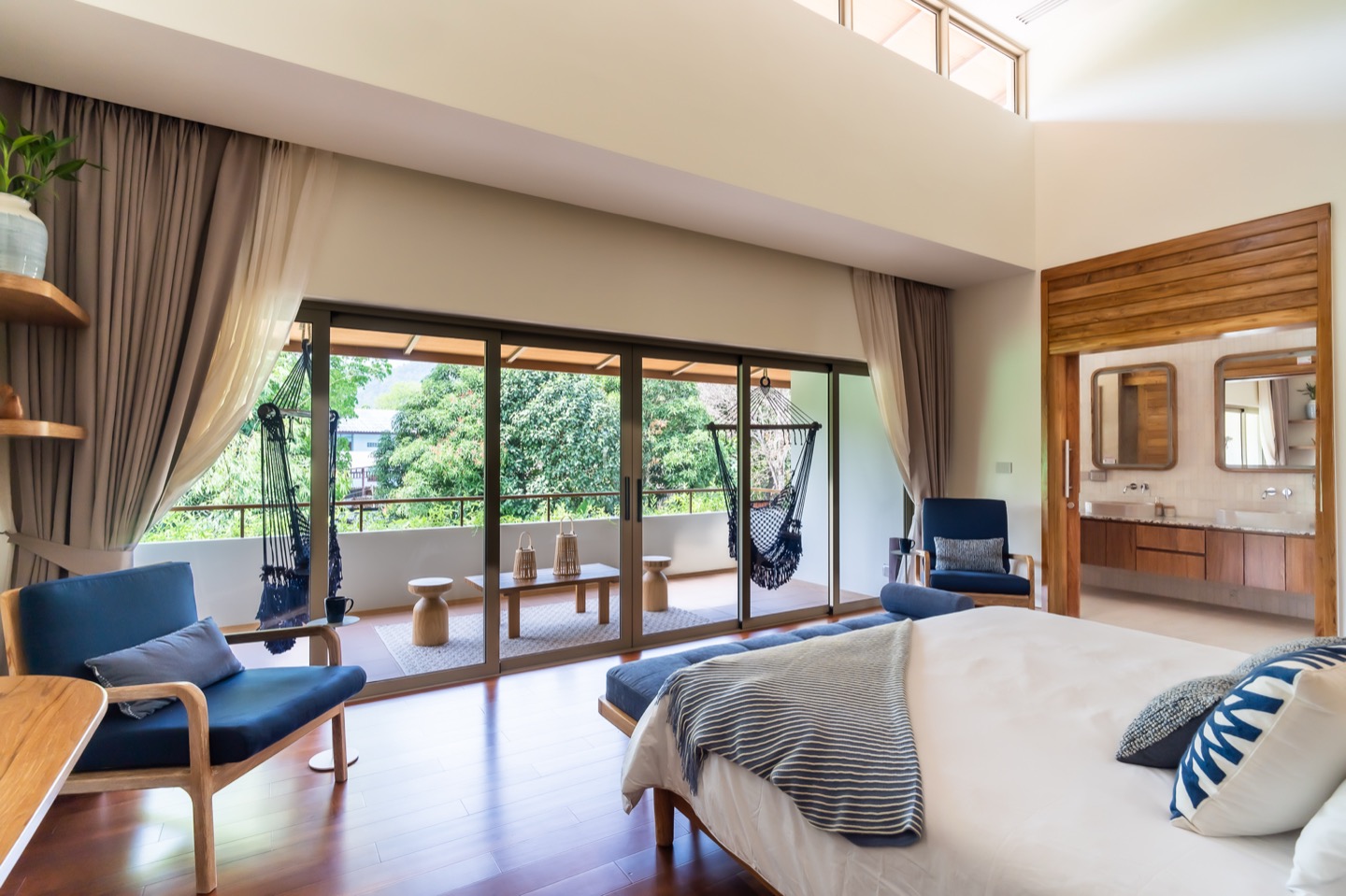 master bedroom Luxury Family Pool Villas for Sale in Cherngtalay