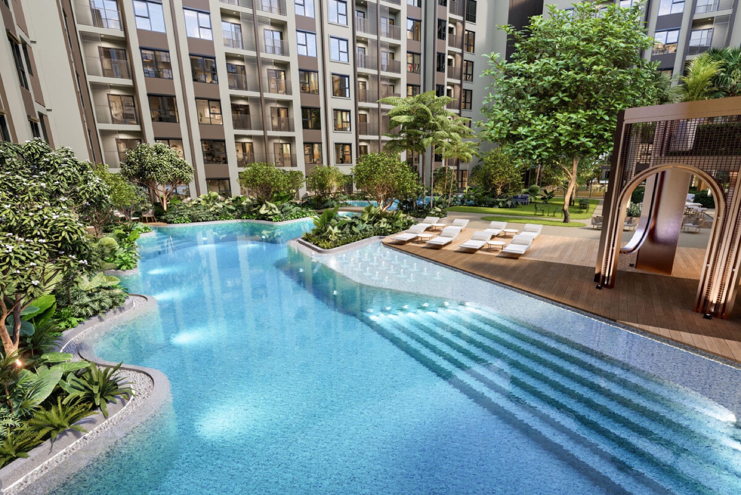 Modern Low-Rise Condominiums in Kathu