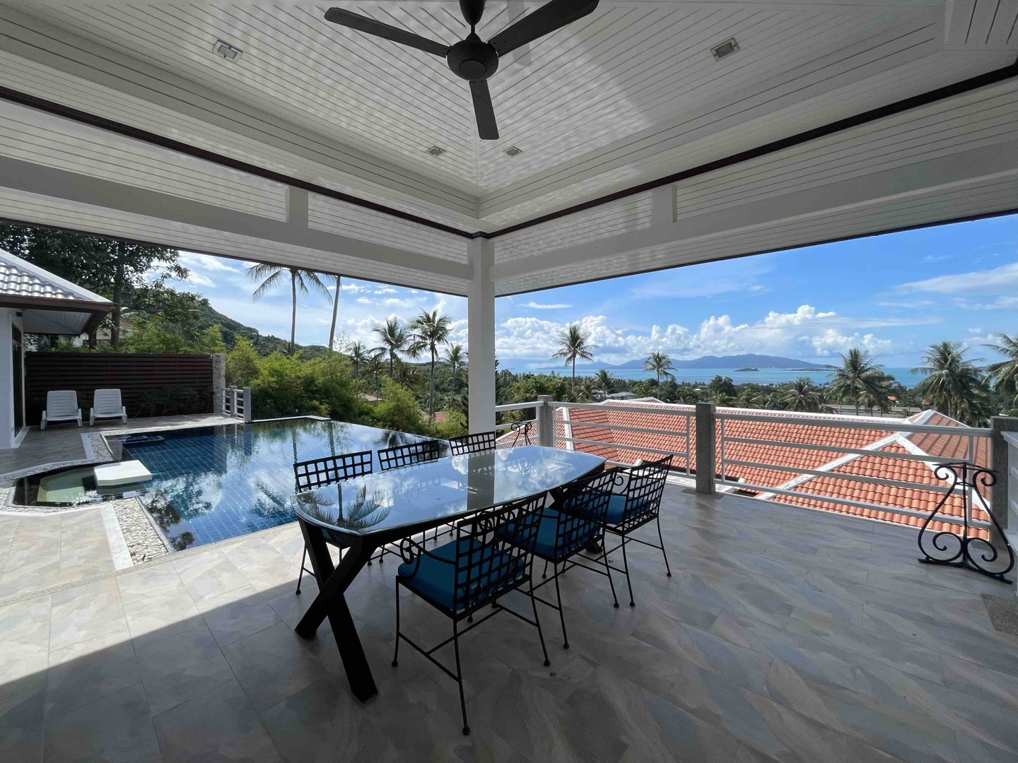 Panoramic Sea & Sunset View Pool Villa in Bophut