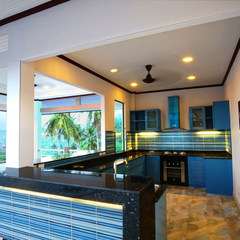 Panoramic Sea & Sunset View Pool Villa in Bophut