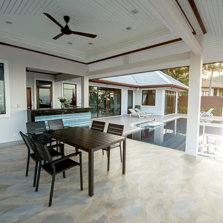 Panoramic Sea & Sunset View Pool Villa in Bophut
