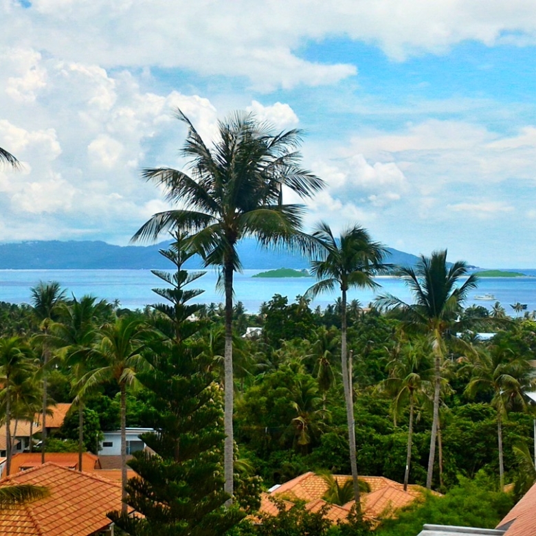 Panoramic Sea & Sunset View Pool Villa in Bophut