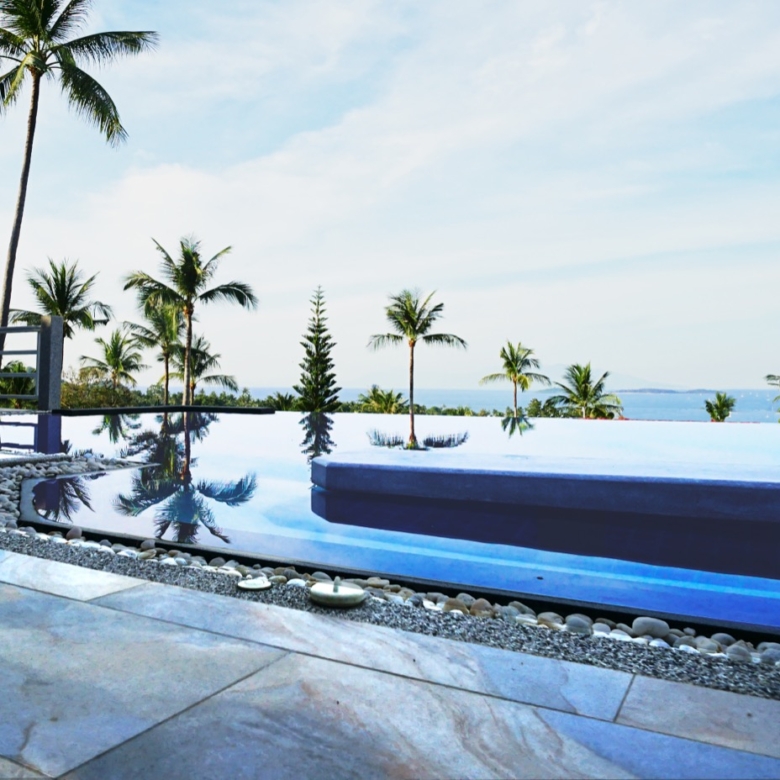 Panoramic Sea & Sunset View Pool Villa in Bophut