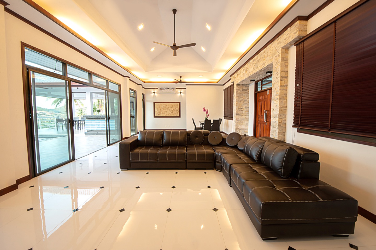 Panoramic Sea & Sunset View Pool Villa in Bophut