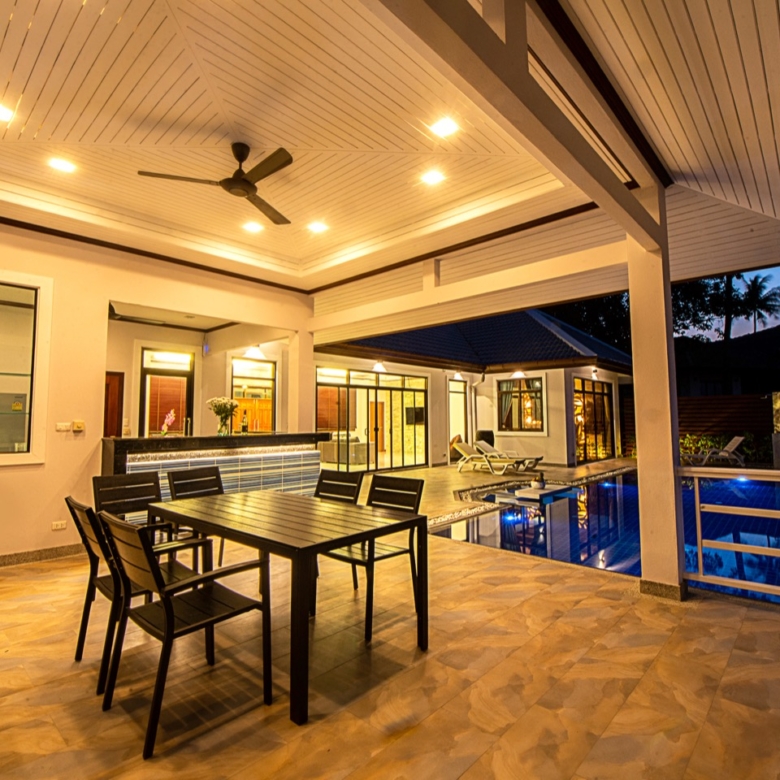 Panoramic Sea & Sunset View Pool Villa in Bophut