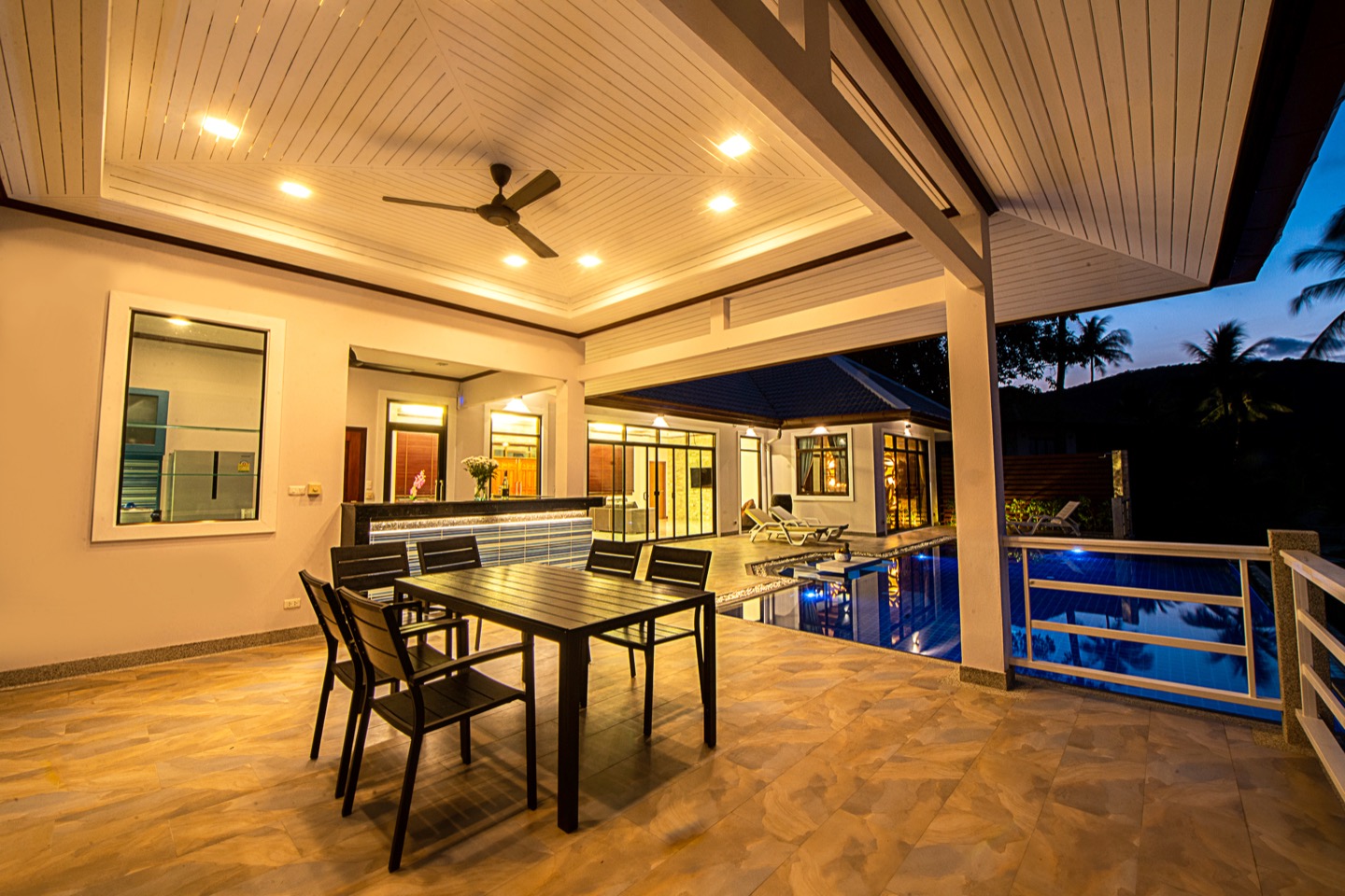 Panoramic Sea & Sunset View Pool Villa in Bophut